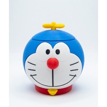 Dekoratif Doraemon Kutu Box - Kalemlik Ve Küçük Eşya Düzenleyici - Özel Tasarım 3d Baskı Mavi