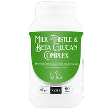 Natur Milk Thistle Beta Glukan Karaciğer Bağışıklık Hapı 90 Tablet Büyük Boy