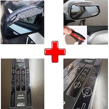 Opel Tigra Uyumlu Kapı Eşiği Ve Ayna Yağmur Koruyucu (554254502)