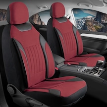 Bmw 3 Serisi 335 Tay Tüyü Oto Koltuk Kılıfı Fermuarlı Ön Arka Set Bordo Edition