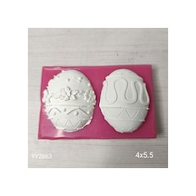 Yy2663 Yumurta Desenli 2d Silikon Kalıp