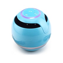 Mavi Taşınabilir Bluetooth Hoparlör - 7 Renkli Led Işıklı, Fm Radyo, Microsd Desteği, Aux Girişi, Elsiz Arama