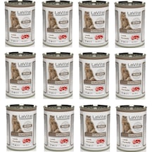 La Vital Tahılsız Kuzu Etli Kedi Konservesi 400 Gr. X 12 Adet