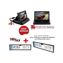 Kameralı Park Sensörü 4.3''Kapaklı Ekran+Kamera