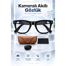 Harvox Yapay Zeka Destekli 8 Mp 1080p Video Sesli Asistan Ve Çeviri Özellikli Akıllı Gözlük