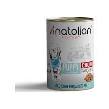 Anatolian Premium Puppy Lamb Kuzu Parça Etli Yavru Köpek Konservesi 400 G