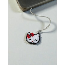 Hello Kitty Figürlü Miyuki Telefon Charm