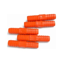 Plastik Hortum Birleştirme Eki, 1/2 İnç,turuncu, 5'li Paket