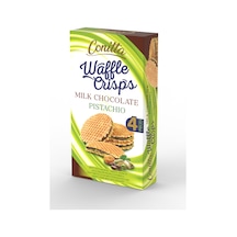 Conitta Waffle Crisps - Antep Fıstıklı Sütlü Çikolatalı Gofret 100 Gr. 1 Paket