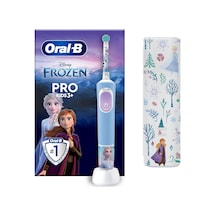Pro Kids Elektrikli Diş Fırçası Çocuk, Disney Frozen 1 Yumuşak Fırça, 1 Seyahat Çantası, Zamanlayıcı Ve Titreşim, Şarj Edilebilir Pil, 4 Çıkartma, 3 Yaş Ve Üstü