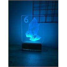 Blessed Gece Lambası 3D 16 Renk (462897796)
