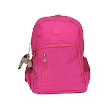 Pippa Yogi Dört Bölmeli Krinkıl Okul Ve Günlük Sırt Çantası - Kız - Pembe - Cnt8030-06 Çok Renkli
