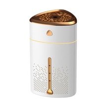 Ev Masaüstü 1000ml Büyük Kapasiteli Sürekli Nemlendirici - 7 Renkli Led Işık, Sessiz Çalışma, Yüksekten Su Doldurma - Beyaz