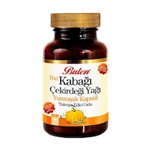 1 Kutu Balen Kabak Çekirdeği Yaği Yumuşak Kapsül 1380X100 Kapsül
