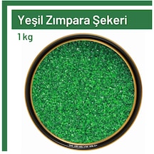 Tos Yeşil Zımpara Şekeri Renkli Yenilebilir Şeker 1 KG