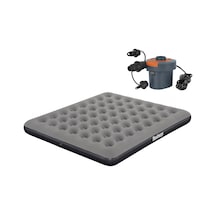 Bestway Ultra King 3 Kişilik Şişme Yatak Ve Elektrikli Pompa 203x183x22cm 671hc Bw147 Gri