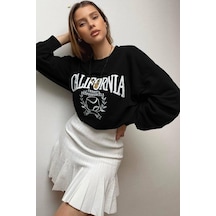 Madmext Mad Girls Siyah Sweatshirt Mg1112 Siyah