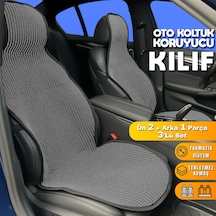 Kia Pro Ceed Uyumlu Koltuk Kılıfı Minder Füme 2+1 Ön Arka Set