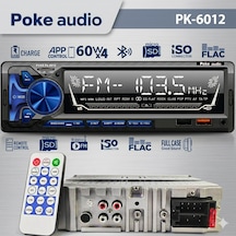 Oto Teyp 4x60 Watt 7388 Entegre Bluetooth 2xusb Şarjlı Fm App Aplikason Poke Pk-6010