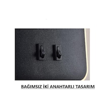 Tuvalu Siyah Led Duvar Apliği 13w 3200k Gün Işığı Çift Anahtarlı Çift Kademe Yanma 930 Lümen 220v Yatak Başı Okuma Apliği Ip20 10x18x3 Cm Modern Minimal İç Mekân Aydınlatma Acı Kahve