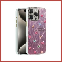 Bezos İphone 16 Pro Max Uyumlu Kılıf Blade Aynalı Desenli Kapak - Desen 8 Erdotıca