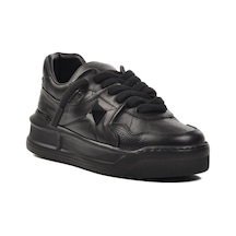 Ayakmod Premium 1306 Siyah Cilt Erkek Sneaker 001