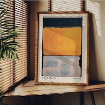 Rothko Çerçevesiz Poster, Modern Dekoratif Çerçevesiz Poster, Tablo, Rothko-4, 21 X 30
