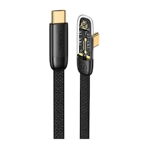 Usams Sj584 100w Type-c To Type-c Dirsek Hızlı Şarj Kablo 1.2 M