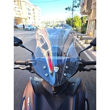 Motocam Rks Arome 125 Ön Cam 2022-2026 Model 43cm Şeffaf Renkli Sportif