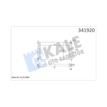 Kale 341920 Motor Su Radyatörü Fıesta Iv 96 02 Mazda 121 Iıı 1.0 / 1.3 Klimasız Xs6h8005da-96fb8005ac-1001855