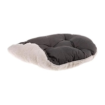 Pribor Kedi Ve Mini Irk Köpek Peluş Yatağı - Gri-beyaz 55 Cm X 36 Cm