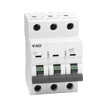 Viko 3x63 Amper 3 Fazlı C Tipi 4.5 Ka Otomatik Sigorta 4vtb-3c63