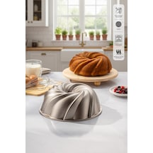 Emsan Golden Cake Döküm Kek Kalıbı 25 Cm Gold