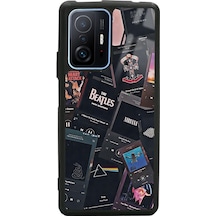 Xiaomi Mi 11t Pro Retro Music Tasarımlı Glossy Telefon Kılıfı Çok Renkli