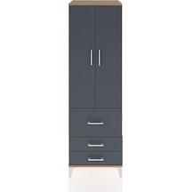 Hyperion Dolap 4 Raflı 3 Çekmeceli 2 Kapaklı 60x44x195 Çam-an... Çam