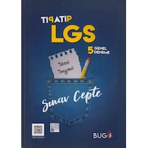 Buga Yayınları - 8. Sınıf LGS Tıpatıp 5 Genel Deneme