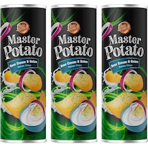 Master Potato Soğanlı & Ekşi Kremalı Cips 3 x 160 G