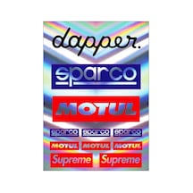 A5 Hologram Sticker 087 Tek Paket Çoklu Sticker Standart