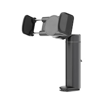 Mini Masa, Koltuk Klipsli Telefon Tutucu Stand Siyah Siyah