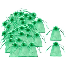 Suntek 100x Bahçe İpli File Örgü Çanta Meyve Koruma Torbaları 10cmx12cm-yeşil