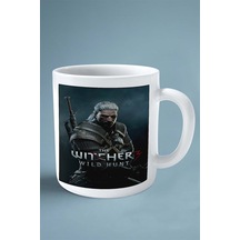 The Witcher Oyun Baskılı Kupa Bardak Çift Taraflı Kişiye Özel Model 5 Çok Renkli