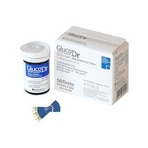 Gluco Dr Şeker Stribi Süper Sensör Ölçüm Çubuğu 100 Adet