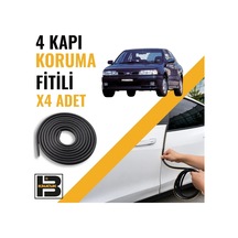 Nissan Primera 1990-1995 Kapı Koruma Fitili-4 Kapı-siyah-bm2326