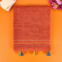 Soft Kybele Yüz Havlusu - Beyaz - 45x65 Cm Renkli