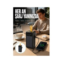 Kamp Ve Outdoor Kullanıma Uygun Güneş Panelli Powerbank Yeni Nesil - Hs08376248-2888 Renkli Renkli
