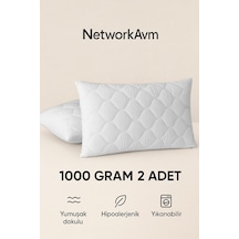 Pamuklu Kapitone Boncuk Silikon & Elyaf 1000 Gr 2 Adet Beyaz