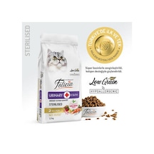Hypoallergenic Urinary Somonlu Düşük Tahıllı Kısırlaştırılmış Kedi Maması 12 Kg