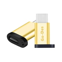 Go Des GD-CT10 Micro to Type-C Çevirici Adaptör Anahtarlık - ZORE-220325