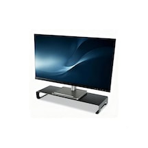 Tr Prexua Riser Masaüstü Monitör Standı - Monitör Yükseltici Siyah, Large