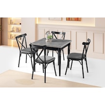 Pınar Bahar Açılır Mutfak Masa Sandalye Takımı 70x80